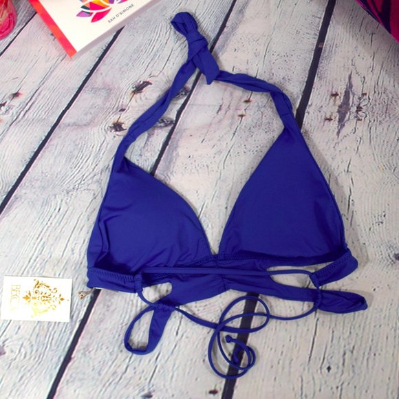 Becca Color Code Split Band Halter Swim Top - Picture 6 of 6